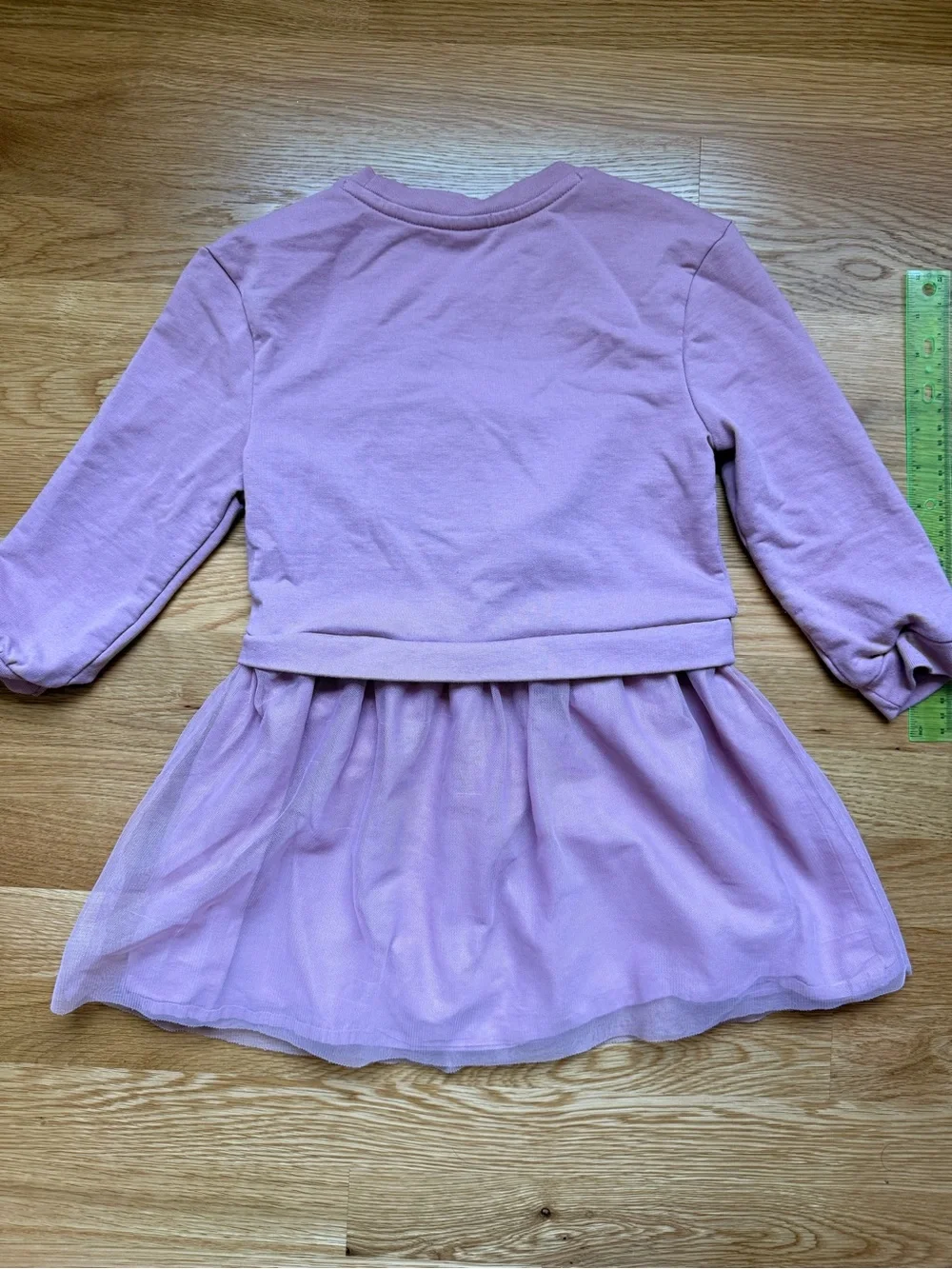 Baby Gap Kids' Knot Front Long Sleeve Dress - Lilac (5T)